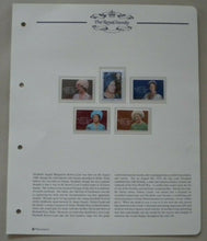 Load image into Gallery viewer, 1980 HM QUEEN ELIZABETH THE QUEEN MOTHER&#39;S 80TH BIRTHDAY 5 MNH STAMPS/INFO SHEET
