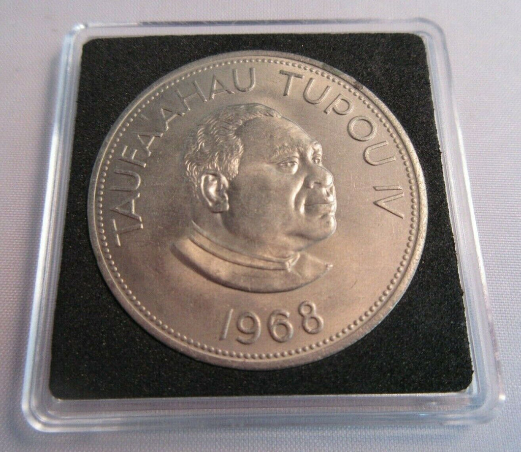 1968 TONGA TAUFAAHAU TUPOU IV BUNC 1 PAANGA COIN ENCAPSULATED RARE COIN