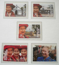 Load image into Gallery viewer, 1952-1992 QEII 40TH ANNIV OF THE ACCESSION  5 X B.I.O.TERRITORY MNH STAMPS/INFO
