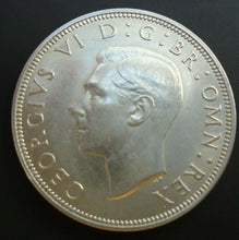 Load image into Gallery viewer, 1944 KING GEORGE VI BARE HEAD 1 SILVER HALF CROWN ref SPINK 4080 A2
