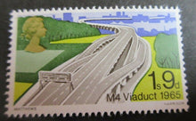 Load image into Gallery viewer, 1968 M4 VIADUCT BRIDGE 1s 9d 7 X STAMPS MNH IN CLEAR FRONTED STAMP HOLDER
