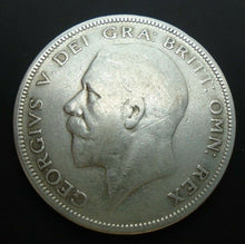 Load image into Gallery viewer, 1935 GEORGE V BARE HEAD COINAGE HALF 1/2 CROWN SPINK 4037 CROWNED SHIELD C2
