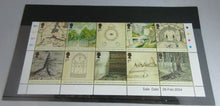 Load image into Gallery viewer, 2004 JRR TOLKIEN LORD OF THE RINGS 1ST CLASS SET TEN STAMPS MNH IN STAMP HOLDER
