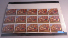 Load image into Gallery viewer, 1967 NATIVITY LOUIS LE NAIN FULL SHEET ONE SHILLING &amp; SIXPENCE 60 X STAMPS MNH
