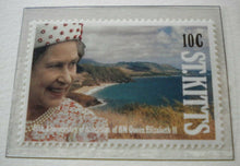 Load image into Gallery viewer, 1952-1992 QEII 40TH ANNIVERSARY OF THE ACCESSION - 5 X ST. KITTS MNH STAMPS/INFO
