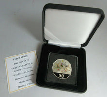 Load image into Gallery viewer, 2001 QUEEN ELIZABETH II CENTENARY OF FEDERATION AUSTRALIA PROOF 50 CENTS BOX&amp;COA
