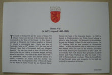 Load image into Gallery viewer, 2008 HISTORY OF THE MONARCHY HENRY VII COMMEMORATIVE STAMP COVER
