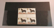 Load image into Gallery viewer, 1978 SHIRE HORSE 9p BLOCK OF 4 STAMPS MNH
