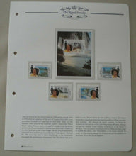 Load image into Gallery viewer, 1952-1992 QEII 40TH ANNIVERSARY OF THE ACCESSION - 5 X BVISLAND MNH STAMPS/INFO
