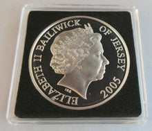 Load image into Gallery viewer, 2005 60TH ANNIVERSARY LIBERATION OF CHANNEL ISLANDS S/PROOF £5 COIN BOX &amp; COA
