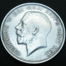 Load image into Gallery viewer, 1914 GEORGE V BARE HEAD FIRST COINAGE 1/2 CROWN SPINK 4011 CROWNED SHIELD Cc3
