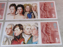 Load image into Gallery viewer, 2008 HISTORY OF THE MONARCHY THE KINGS &amp; QUEENS OF ENGLAND 10X 1ST CLASS STAMPS
