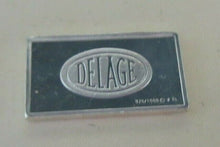 Load image into Gallery viewer, 1932 DELAGE 15mm X 10mm 1.60gram SILVER INGOT WITH INFORMATION SLIP
