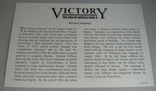 Load image into Gallery viewer, THE ROUTE TO VICTORY THE BURMA CAMPAIGN STAMPS MNH &amp; INFORMATION CARD
