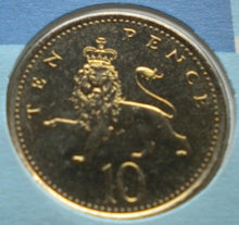 Load image into Gallery viewer, 1992 FAREWELL TO THE FLORIN INTRODUCTION OF THE SMALLER TEN PENCE COIN COVER PNC
