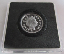 Load image into Gallery viewer, 2000 QEII MILLENNIUM SILVER PROOF 1P ONE PENNY COIN IN BOX WITH COA
