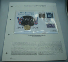 Load image into Gallery viewer, 1945-1995 VJ DAY 50 ANNIVERSARY OF THE END OF WW11  BUNC £2 COIN COVER PNC/INFO
