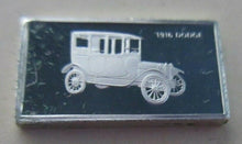 Load image into Gallery viewer, 1916 DODGE 15mm X 10mm 1.60gram SILVER INGOT WITH INFORMATION SLIP
