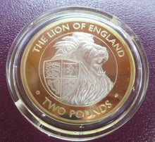Load image into Gallery viewer, 2021 Queens Beasts £2 Silver proof coin Lion Of England Issue Limit low 475 (X)
