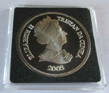 Load image into Gallery viewer, 2005 60TH ANNIVERSARY OF THE END OF WWII QEII SILVER PROOF ONE CROWN BOX/COA
