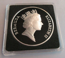Load image into Gallery viewer, 1996 QUEEN ELIZABETH II 70TH BIRTHDAY VISIT BERMUDA S/PROOF TWO DOLLAR COIN &amp;BOX
