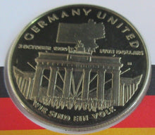 Load image into Gallery viewer, 1990 GERMAN RE-UNIFICATION PNC MARSHALL ISLANDS FIVE DOLLAR COIN COVER PNC
