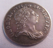 Load image into Gallery viewer, 1762 KING GEORGE III SILVER EF+ 3d THREE PENCE COIN PRESENTED IN CLEAR FLIP
