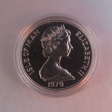 Load image into Gallery viewer, 1979 Millennium of Tynwald Standing Figure and Ship Silver Proof 1 Crown Coin
