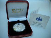 Load image into Gallery viewer, 1939-1945 THE SECOND WORLD WAR SILVER PROOF £2 COIN POBJOY PADDED BOX WITH COA
