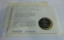 Load image into Gallery viewer, 1977 Sopron, Hungary INT&#39;L Society of Postmasters Silver Proof Medal
