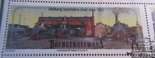 Load image into Gallery viewer, 1993 TRAINS II BORHUTHATSWANA MINI SHEET 4 STAMPS MNH
