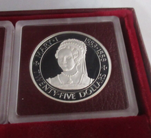 Load image into Gallery viewer, 1977 Cayman Islands Six Queens for keinohrhase1969 Silver Proof 6 coin Set
