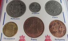 Load image into Gallery viewer, GB THE LAST STERLING COINS £.S.D &amp; THE FIRST DECIMAL ISSUE &amp; ROYAL MINT RED BOOK
