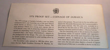 Load image into Gallery viewer, 1976 JAMAICA PROOF SET - INCLUDES 2 SILVER PROOF COINS 9 COIN SET WITH BOX &amp; COA

