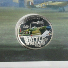 Load image into Gallery viewer, Battle of Britain 2010 £2 Silver Proof Spitfire Coin in PNC + Fuselage + Box/COA
