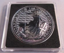 Load image into Gallery viewer, 2021 QEII STANDING BRITANNIA  1oz SILVER BU £2 TWO POUNDS COIN BOX &amp; COA
