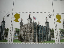 Load image into Gallery viewer, 1978 TOWER OF LONDON THE WHITE TOWER 9p BLOCK OF 10 STAMPS MNH
