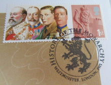Load image into Gallery viewer, EDWARD VIII REIGN 1936 COMMEMORATIVE COVER INFORMATION CARD &amp; ALBUM SHEET
