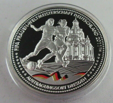 FIFA WOMENS WORLD CUP GERMANY 2011 36mm AUSTRAGUNGSORT DRESDEN S/PROOF MEDAL