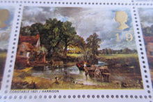 Load image into Gallery viewer, 1968 CONSTABLE 1821 HARRISON 1/9 22 X STAMPS MNH WITH CLEAR FRONTED FOLDER SHEET
