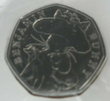 Load image into Gallery viewer, BEATRIX POTTER BENJAMIN BUNNY 2017 BU FIFTY PENCE IN SEALED ROYAL MINT PACK
