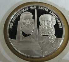 Load image into Gallery viewer, 1975 INT&#39;L Society of Postmasters Silver Proof Afrikaans Language Medal PNC
