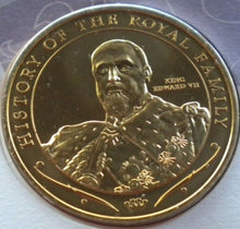 Load image into Gallery viewer, 1901-1910 EDWARD VII HISTORY OF THE MONARCHY ONE DOLLAR FIRST DAY COIN COVER PNC

