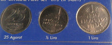 Load image into Gallery viewer, 1973 ISRAEL 25th ANNIVERSARY OFFICIAL MINT SIX COIN SET OUTER BOX &amp; HARD CASE
