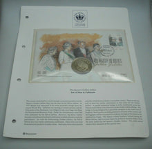 Load image into Gallery viewer, 2002 HM THE QUEEN&#39;S GOLDEN JUBILEE, FALKLAND ISLAND BUNC 50p CROWN COIN/PNC
