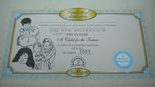 Load image into Gallery viewer, 1999 A CHILD FOR THE FUTURE 1 ROYAL GIBRALTAR COIN BENHAM SILK COVER WITH COA

