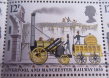 Load image into Gallery viewer, 1980 150TH ANNIV OF LIVERPOOL &amp; MANCHESTER RAILWAY FULL SHEET 100 X STAMPS MNH
