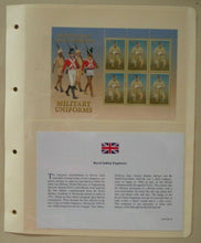 Load image into Gallery viewer, 2008 BRITISH INDIAN OCEAN TERRITORY MILITARY UNIFORMS STAMPS MNH &amp; INFO CARD
