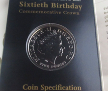Load image into Gallery viewer, 2008 King Charles III Prince of Wales 60th Birthday BUnc Royal Mint £5 Coin Pack
