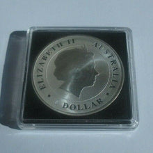 Load image into Gallery viewer, 2014 1oz Silver BUnc $1 Aus Gold Gilded Saltwater Crocodile Coin + Quad Box
